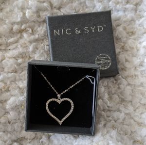 Nic & Syd heart necklace